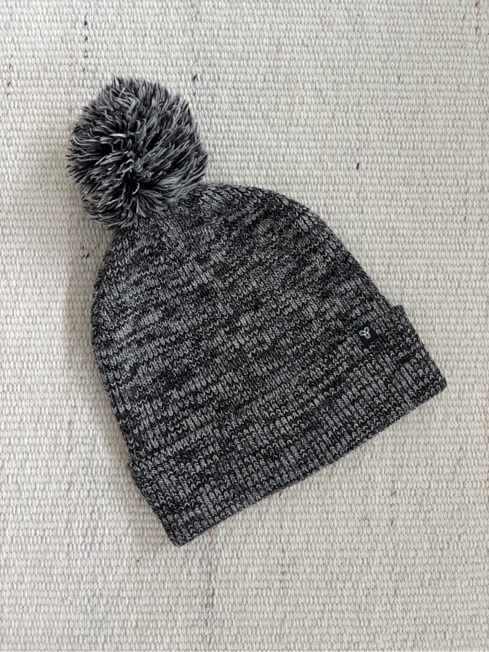 | Aritzia | TNA | Women’s Pom Pom Knit Beanie Toque in Black, White and Grey